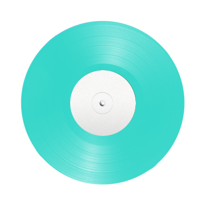 Custom Vinyl Record | 10in Turquoise 