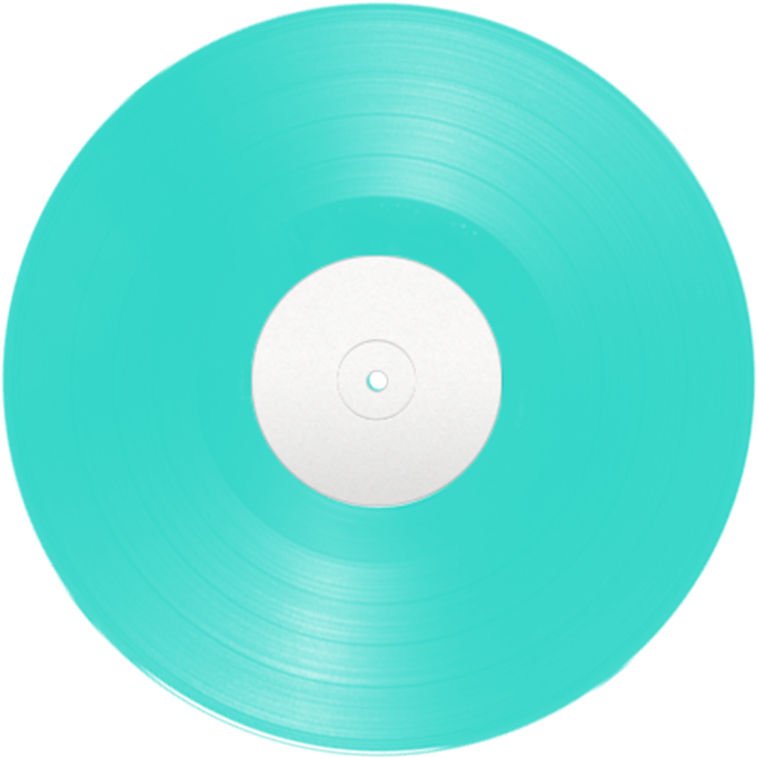 Custom Vinyl Record | 12inch Turquoise