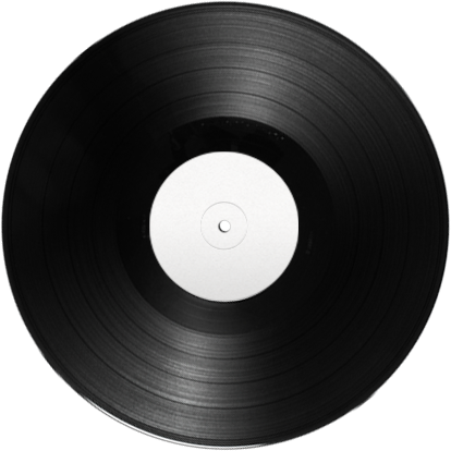 12 Vinyl Record / 33 RPM / Black
