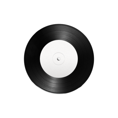 12 Vinyl Record / 33 RPM / Black