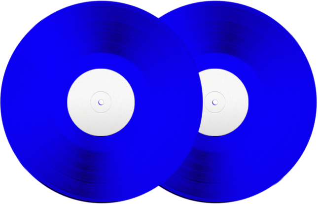 Custom Vinyl Record | 2xLP Blue