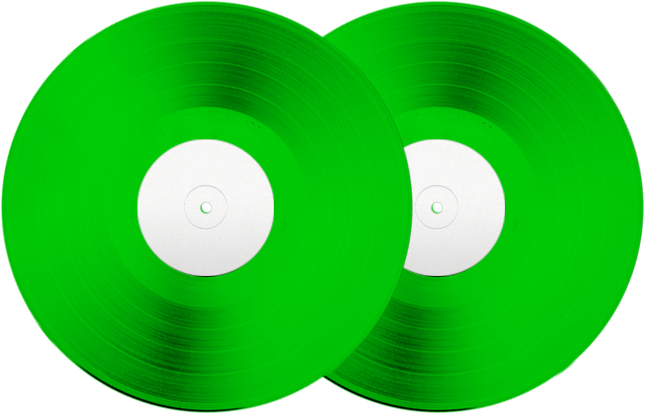 Custom Vinyl Record | 2xLP Green