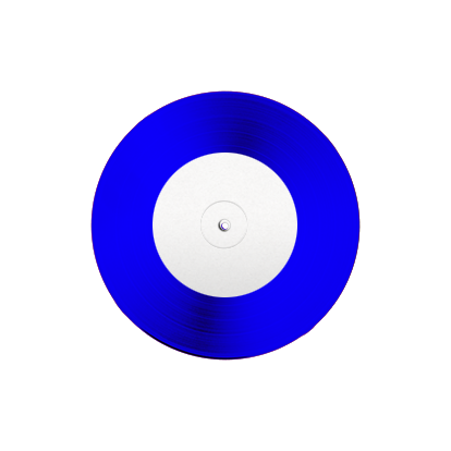 Custom Vinyl Record | 7in Blue